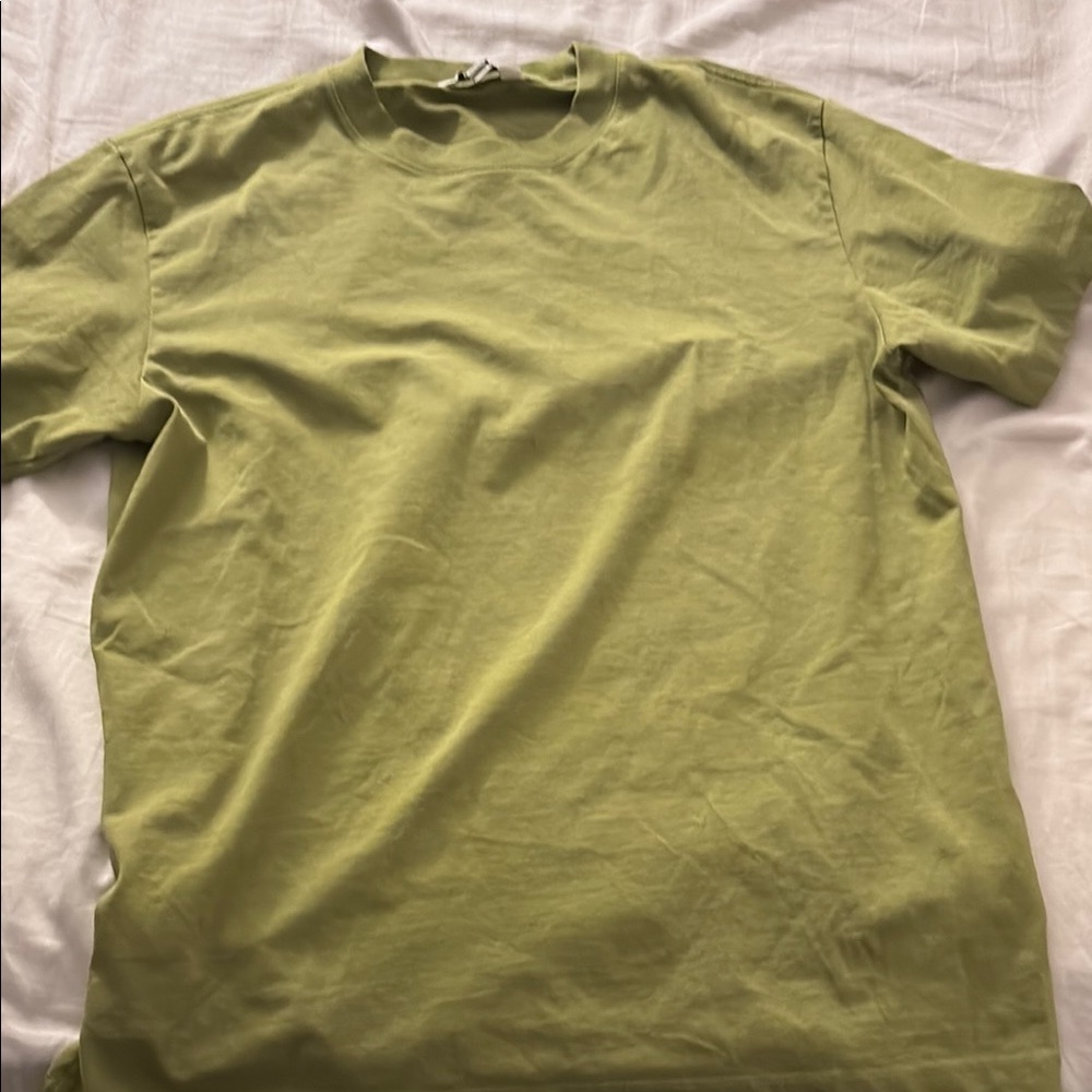 Club Monaco Men's Green T-Shirt